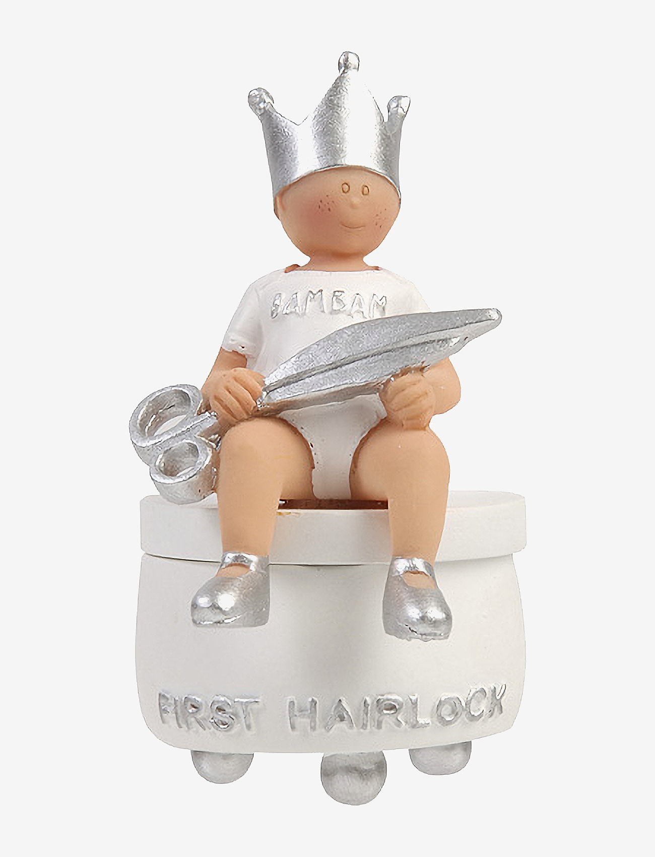 Bambam - BAMBAM - First Hairlock Box - aufbewahrungsboxen - white - 0