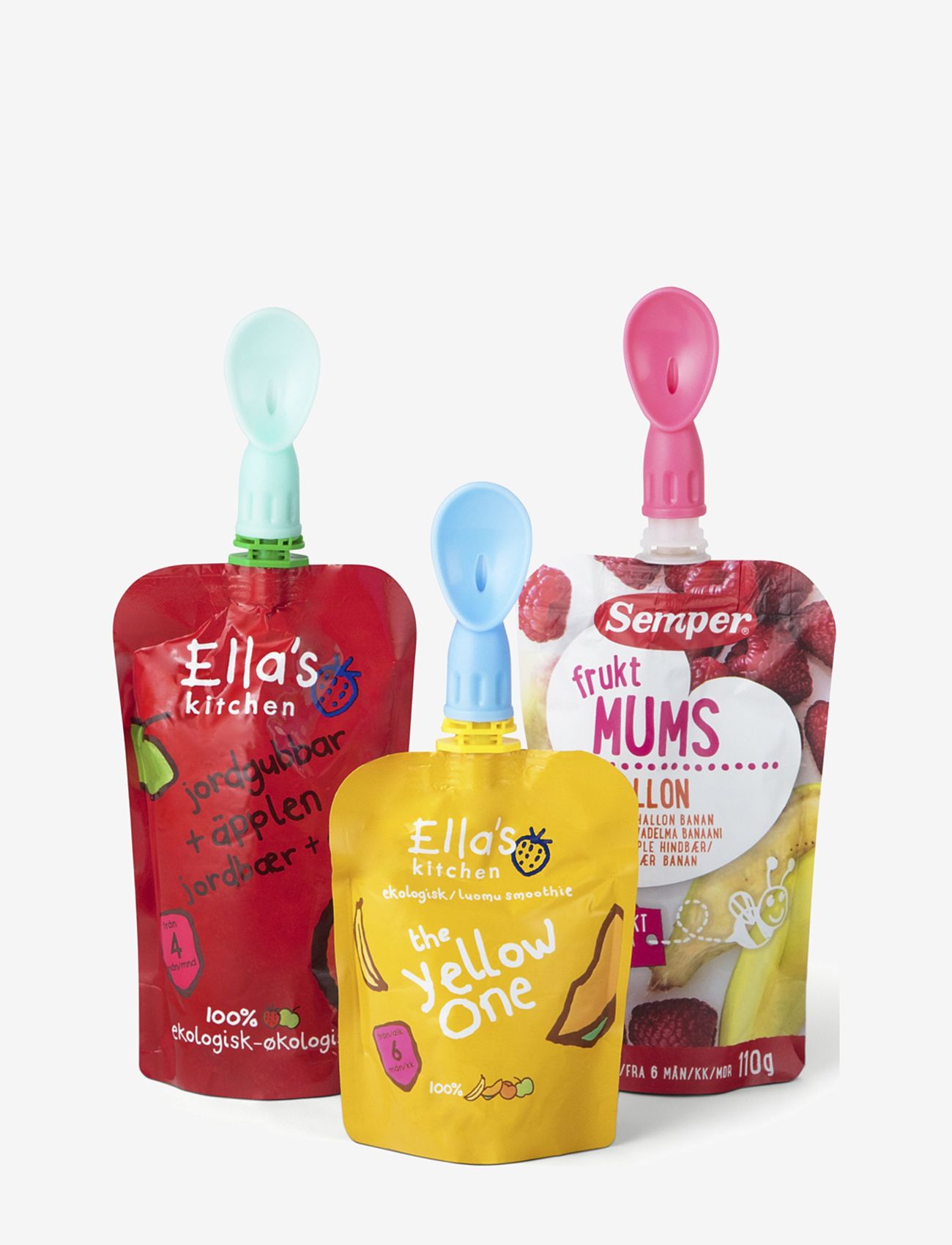 Bambino - Bambino Squeeze-eat-n-go! - serveringssæt - mix - 1