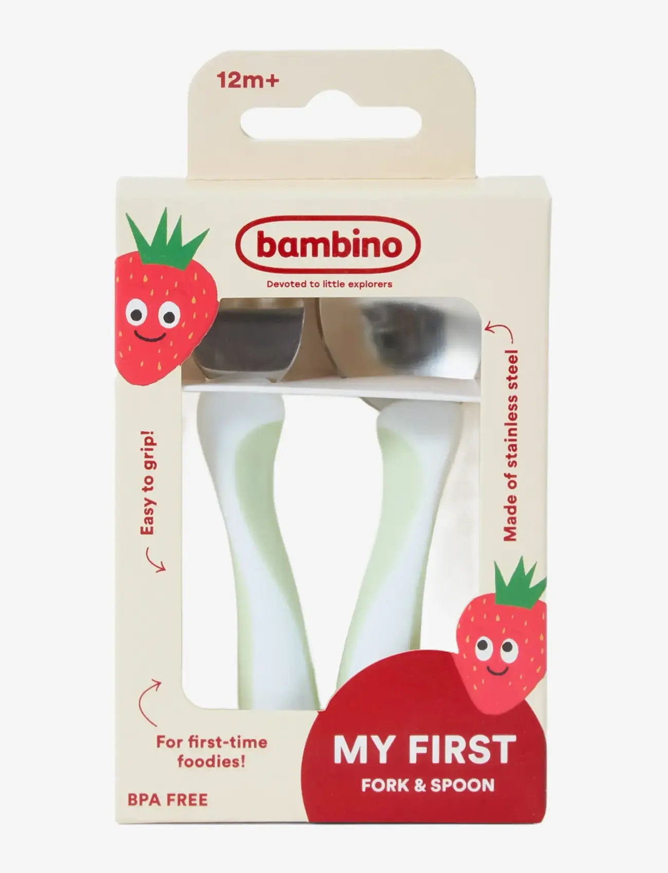 Bambino - Bambino My first! FORK & SPOON Mint - serveringsset - mint - 1