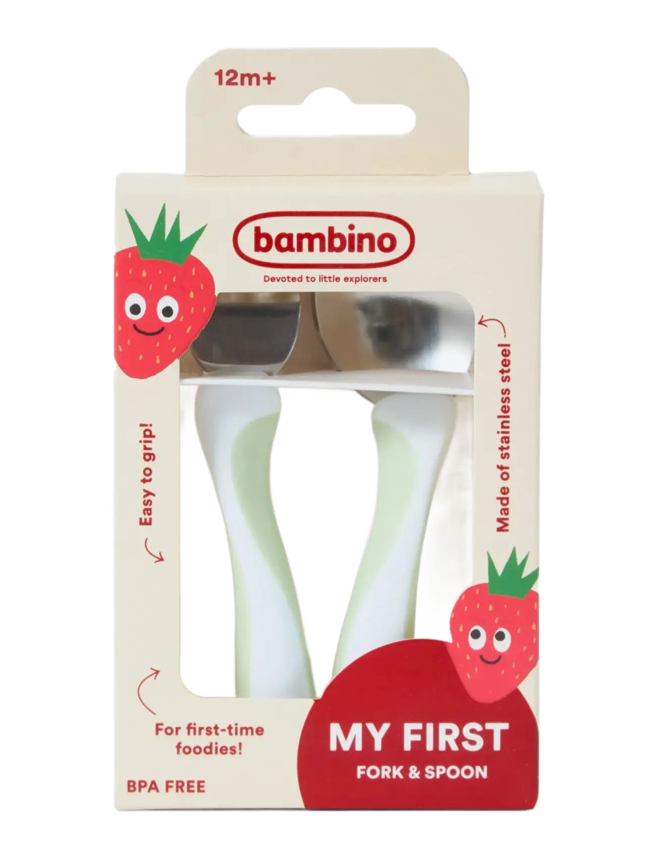Bambino - Bambino My first! FORK & SPOON Mint - serveringsset - mint - 1