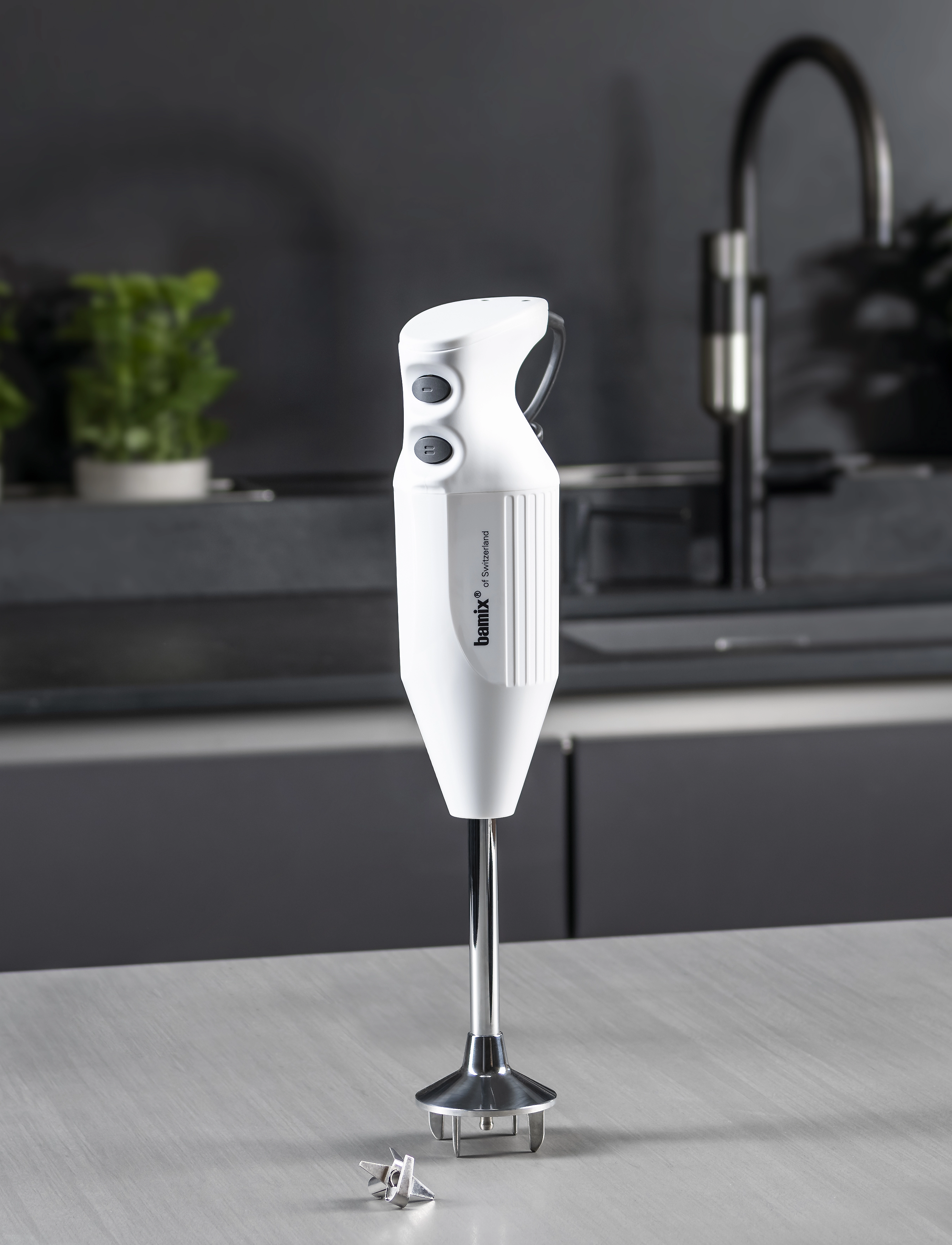 Bamix Stavblender One 160 Watt, 160 W, White, Køkkenmaskiner > Stavblendere, Unisex