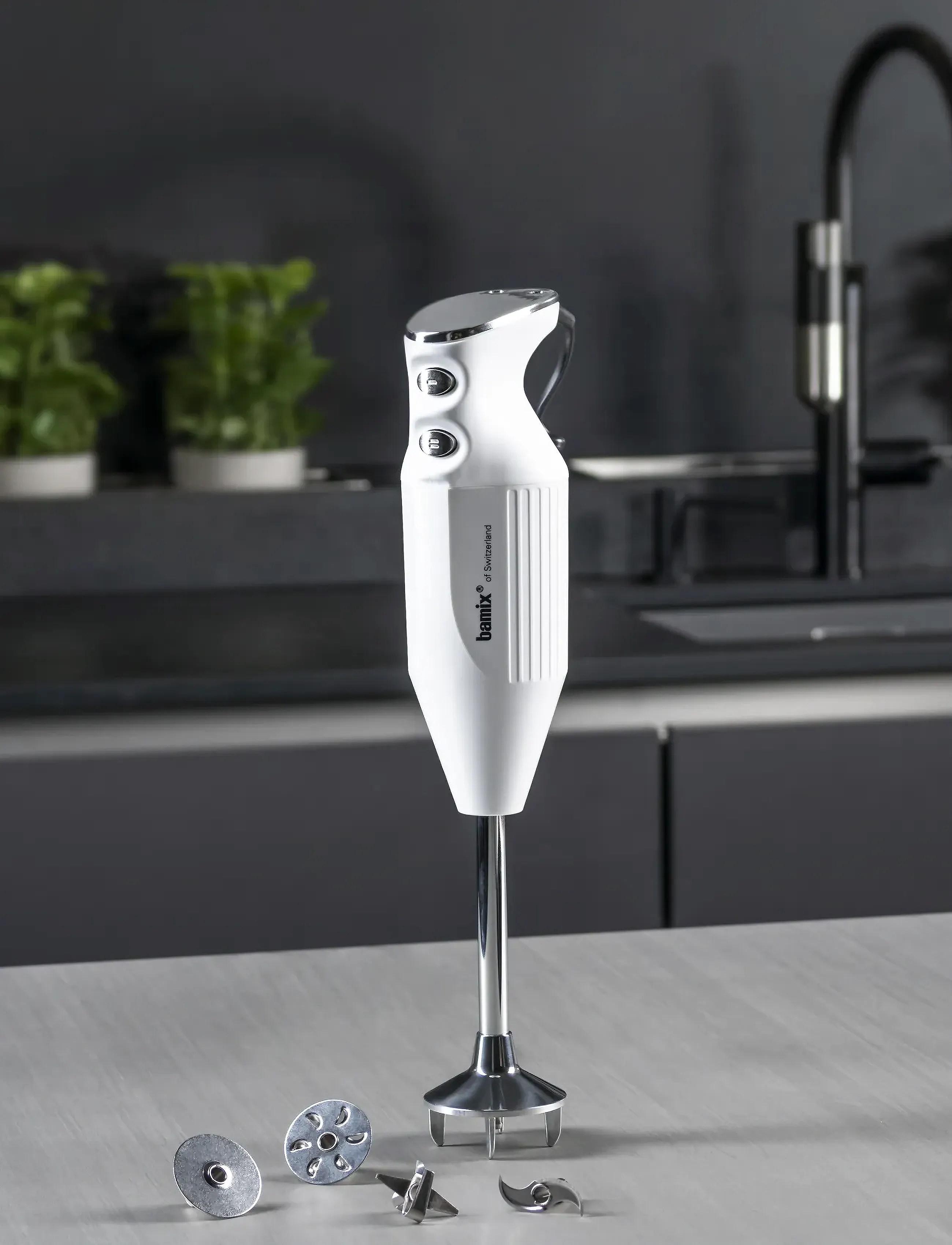 Bamix Stavblender Maxx 350 Watt, 350 W, White, Køkkenmaskiner > Stavblendere, Unisex