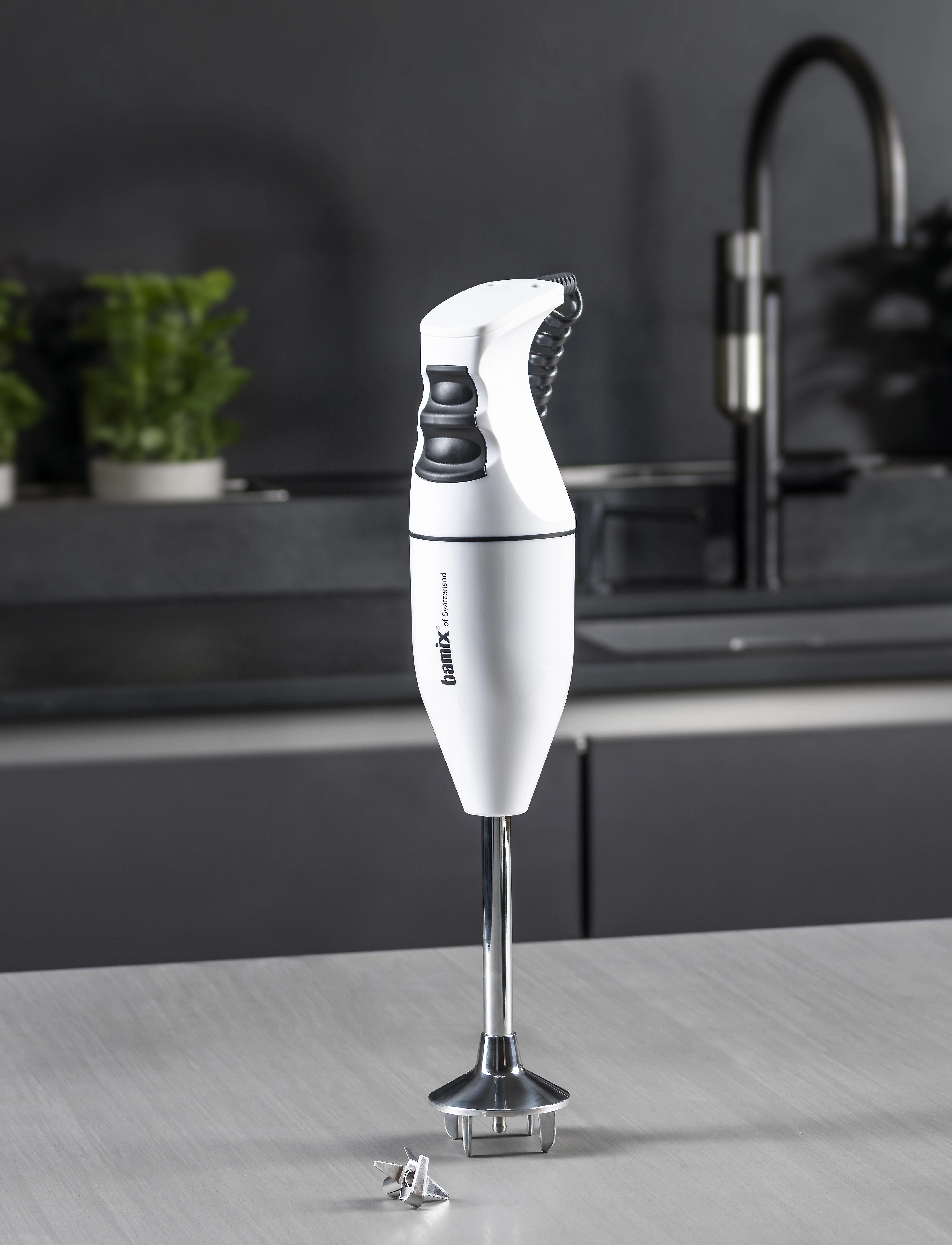 Bamix Stavblender Classic 140 Watt, 140 W, White, Køkkenmaskiner > Stavblendere, Unisex