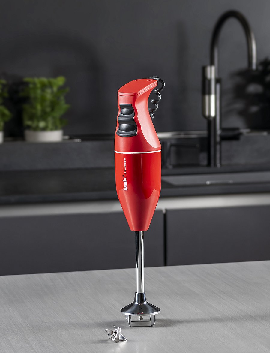 Bamix - Handblender Classic 140 watt - stabmixer - red - 2