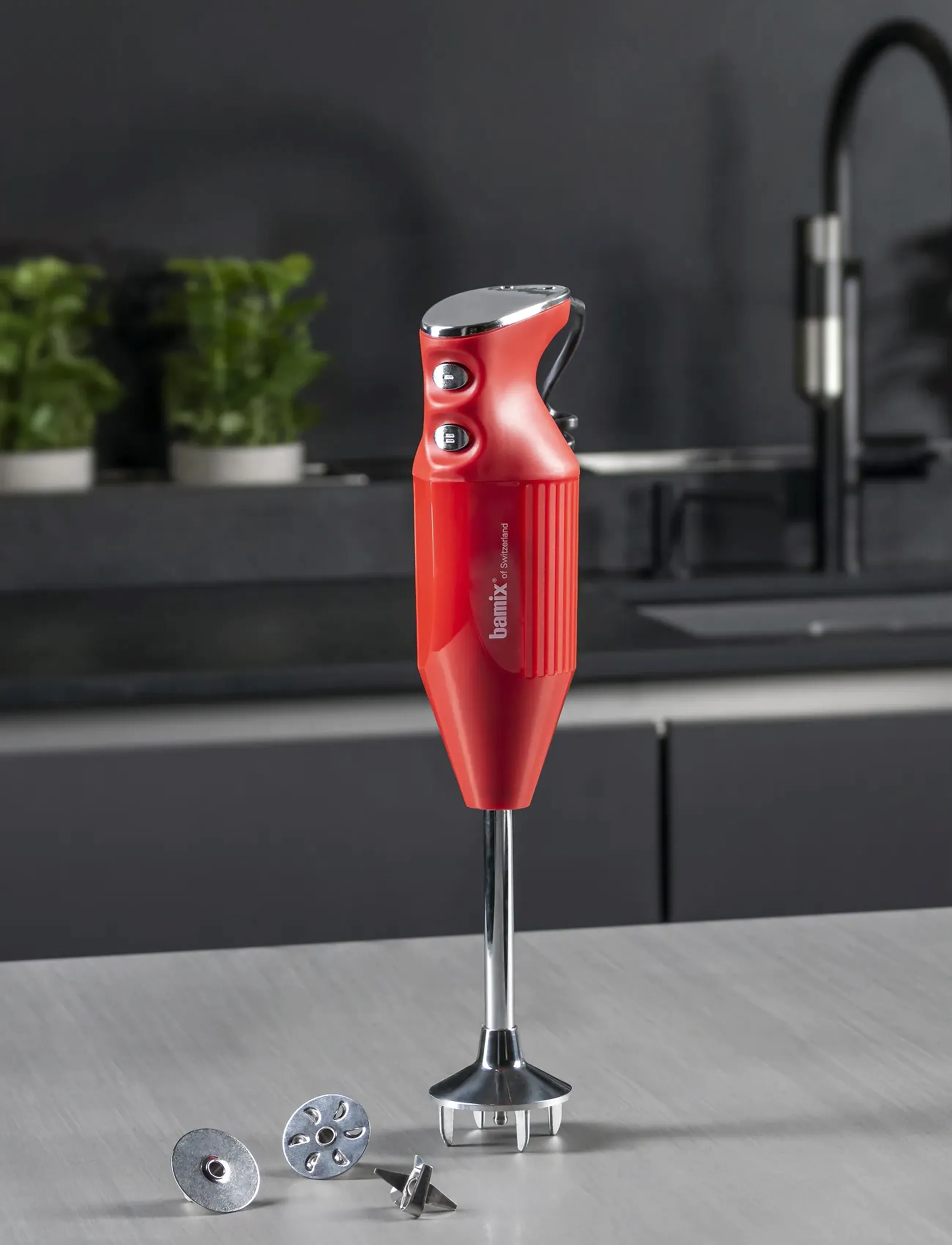 Bamix Stavblender Prime 250 Watt, 250 W, Red, Køkkenmaskiner > Stavblendere, Unisex