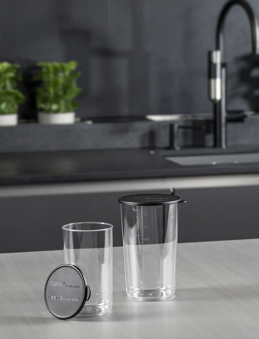 Bamix - Beaker set w. lid - vorratsgläser - transparent - 2