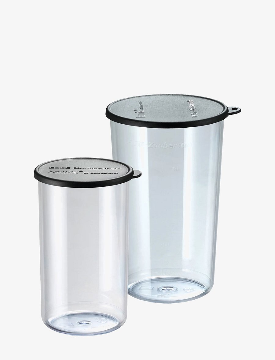 Bamix - Beaker set w. lid - vorratsgläser - transparent - 1