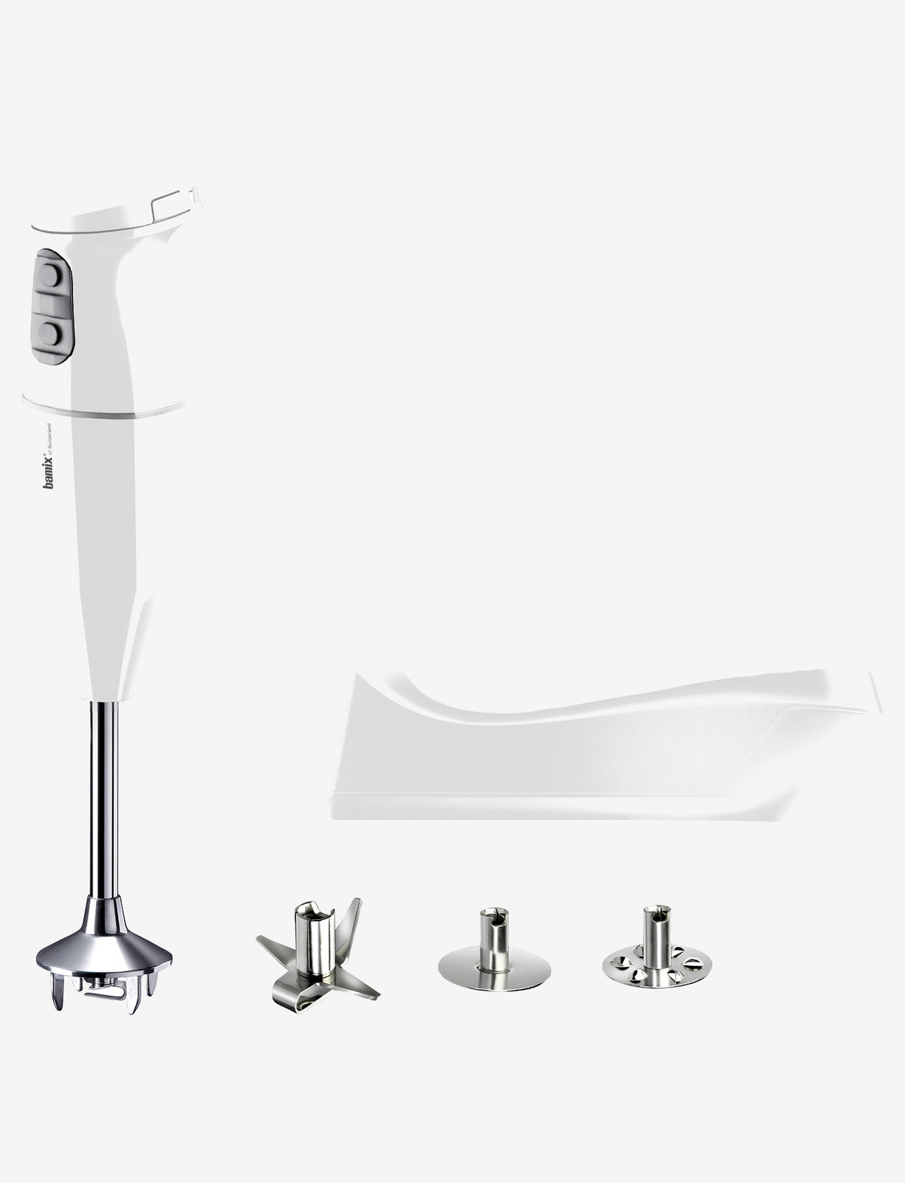 Bamix - Handblender Cordless 10,8 volt - stabmixer - white - 1