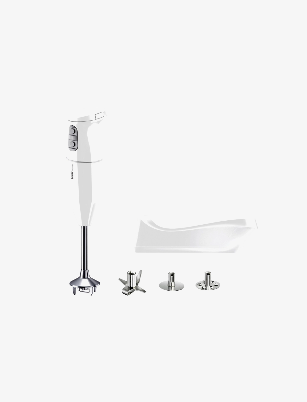 Bamix - Stavblender Cordless 10,8 volt - stavblendere - white - 3