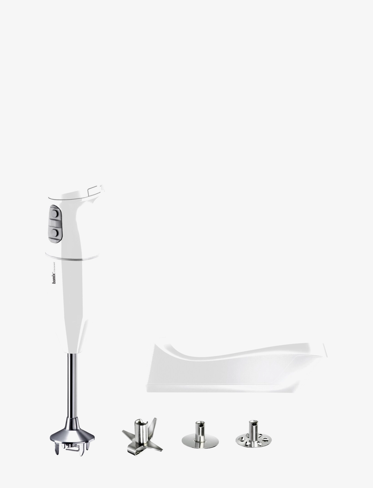 Bamix - Stavblender Cordless 10,8 volt - stavblendere - white - 5