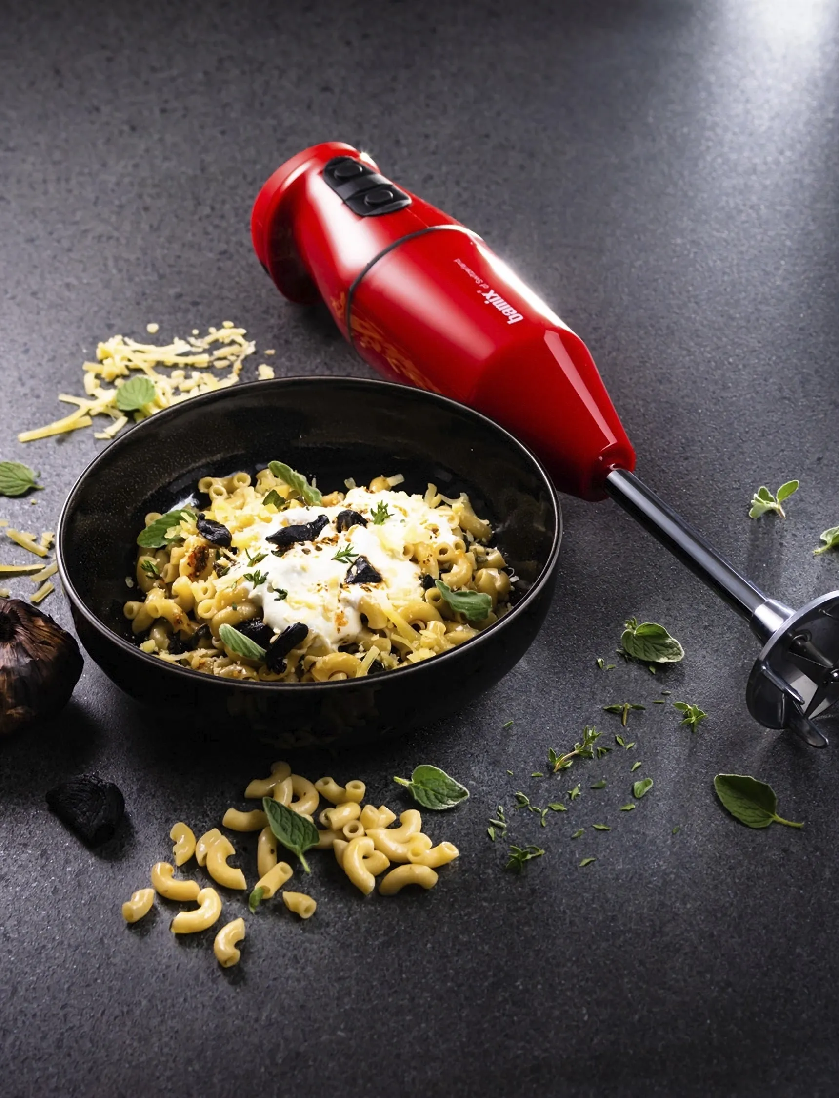 Bamix Stavblender Cordless 10,8 Volt, 200 W, Red, Køkkenmaskiner > Stavblendere, Unisex