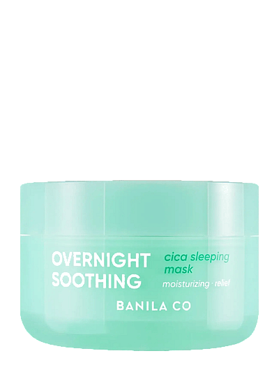 Banila Co Banila Co Overnight Soothing Cica Sleeping Mask 100ml - Naktinė kaukė - GREEN / clear