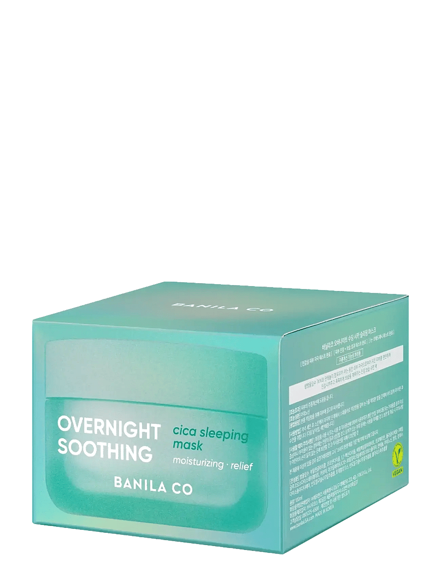 Banila Co - Banila Co Overnight Soothing Cica Sleeping Mask 100ml - Öömask - green - 2