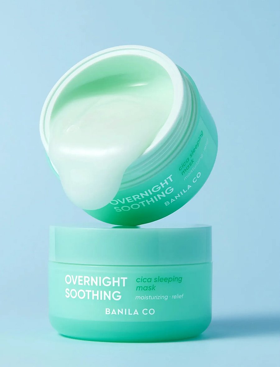 Banila Co - Banila Co Overnight Soothing Cica Sleeping Mask 100ml - Öömask - green - 3