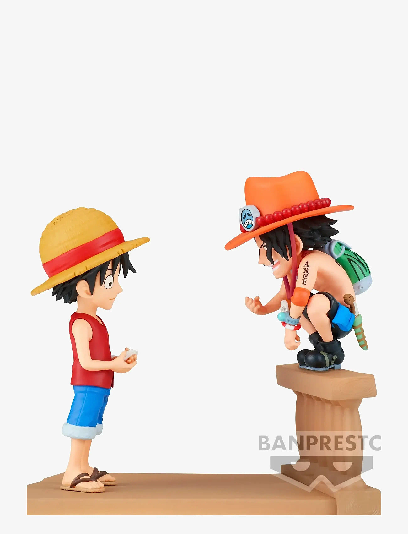 Banpresto - BANPRESTO ONE PIECE MONKEY.D.LUFFY & PORTGAS.D.ACE - legesæt - multi colour - 1