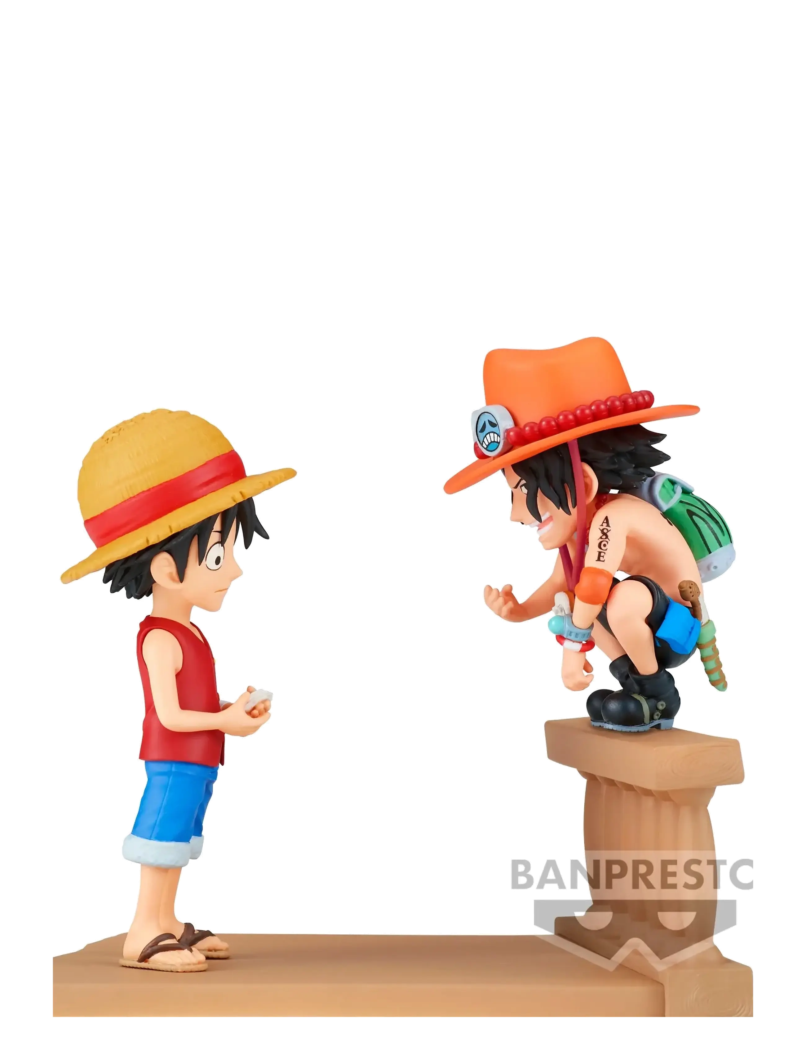 Banpresto BANPRESTO ONE PIECE MONKEY.D.LUFFY & PORTGAS.D.ACE - 4 for 3 - MULTI COLOUR / yellow