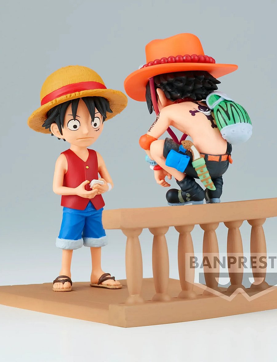 Banpresto - BANPRESTO ONE PIECE MONKEY.D.LUFFY & PORTGAS.D.ACE - leikfangasett - multi colour - 0