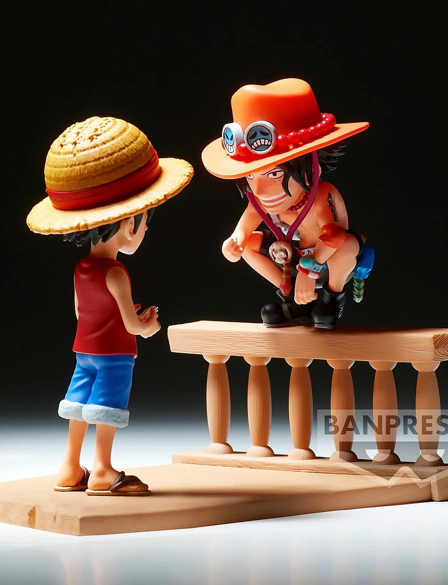 Banpresto - BANPRESTO ONE PIECE MONKEY.D.LUFFY & PORTGAS.D.ACE - leikfangasett - multi colour - 3