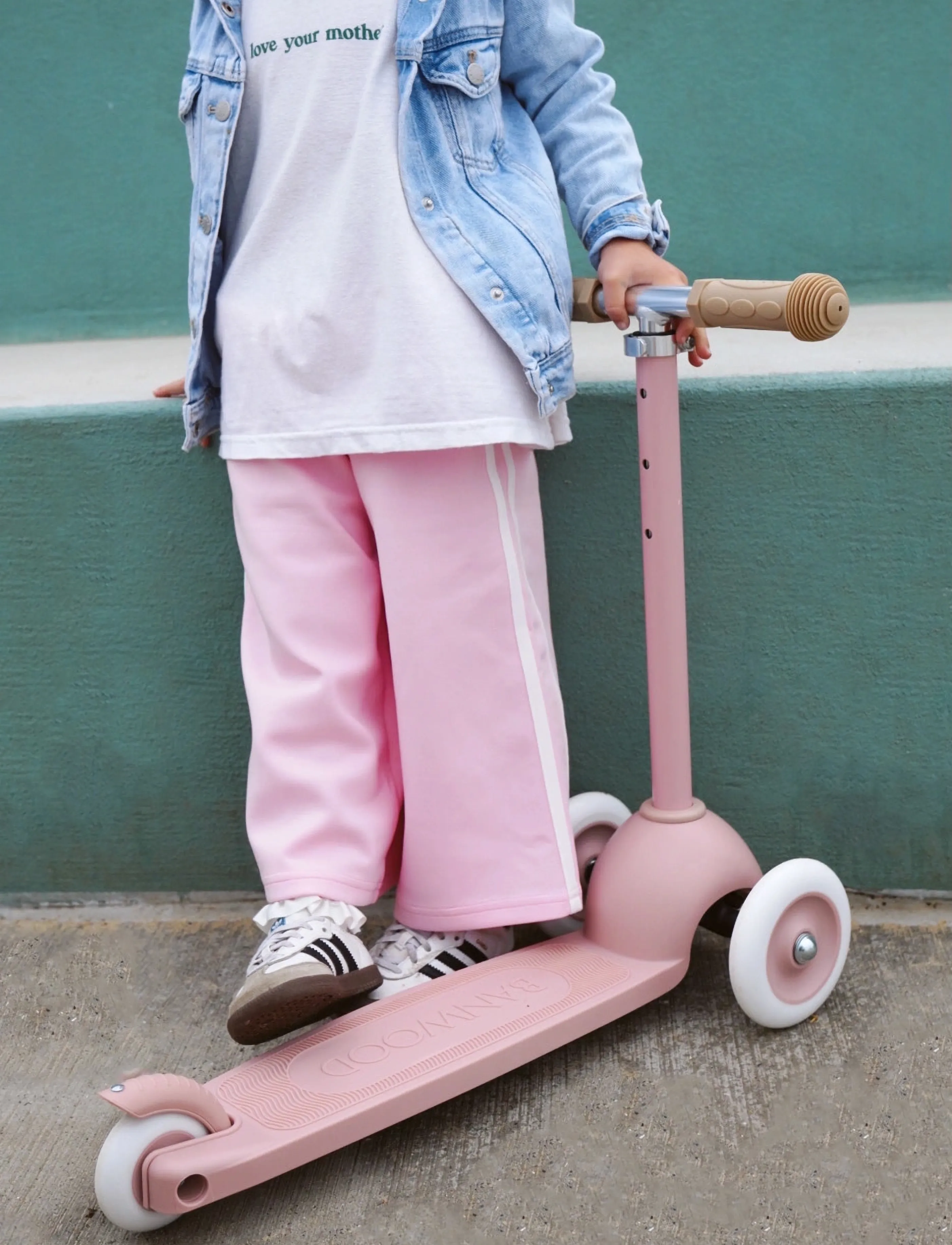 Banwood Eco Scooter Olive, Børn, Kick Bikes, Pink, Str: ONE SIZE