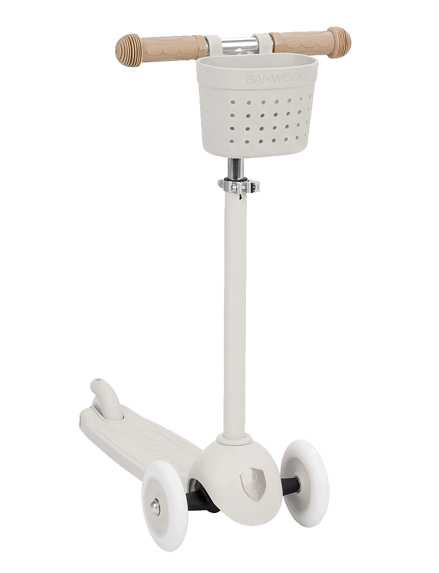 Banwood - BANWOOD ECO SCOOTER OLIVE - løbehjul - ivory - 1