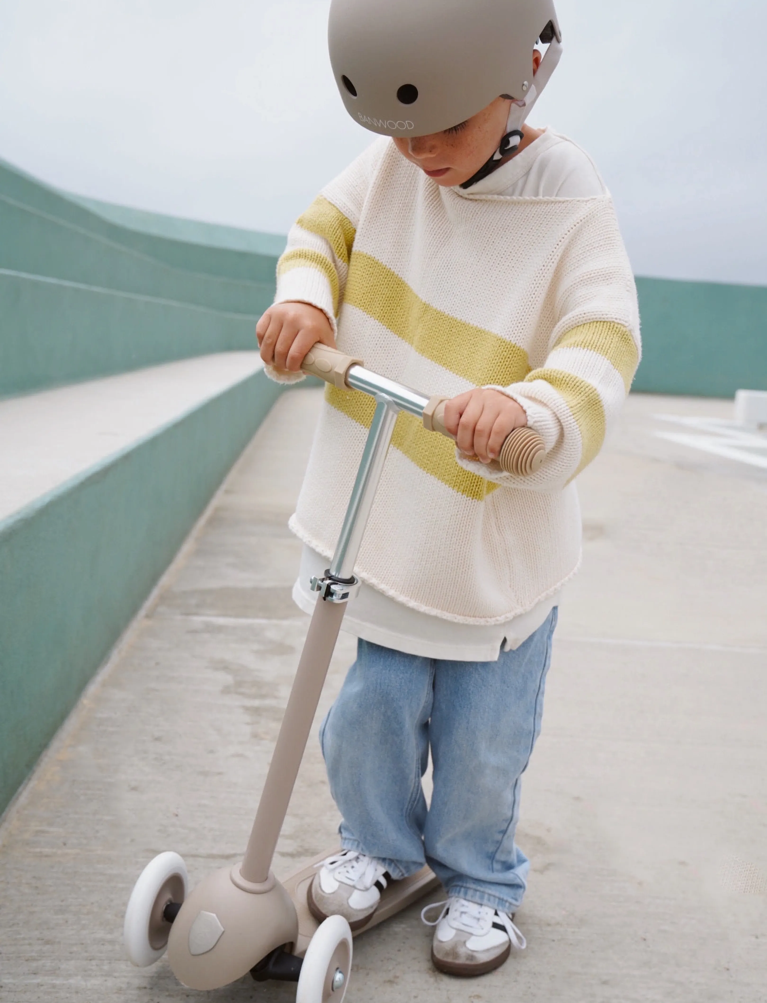 Banwood Eco Scooter Olive, Børn, Kick Bikes, Beige, Str: ONE SIZE