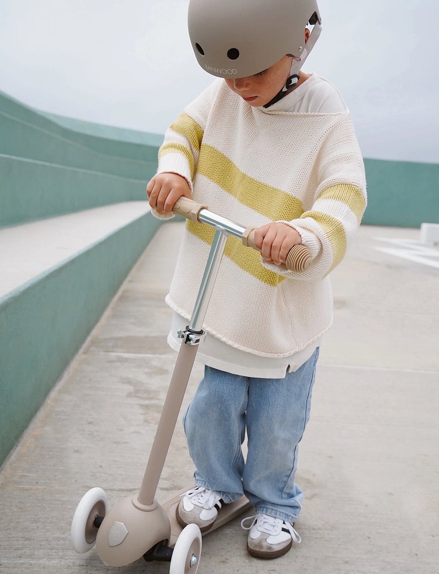 Banwood - BANWOOD ECO SCOOTER OLIVE - løbehjul - sand - 0