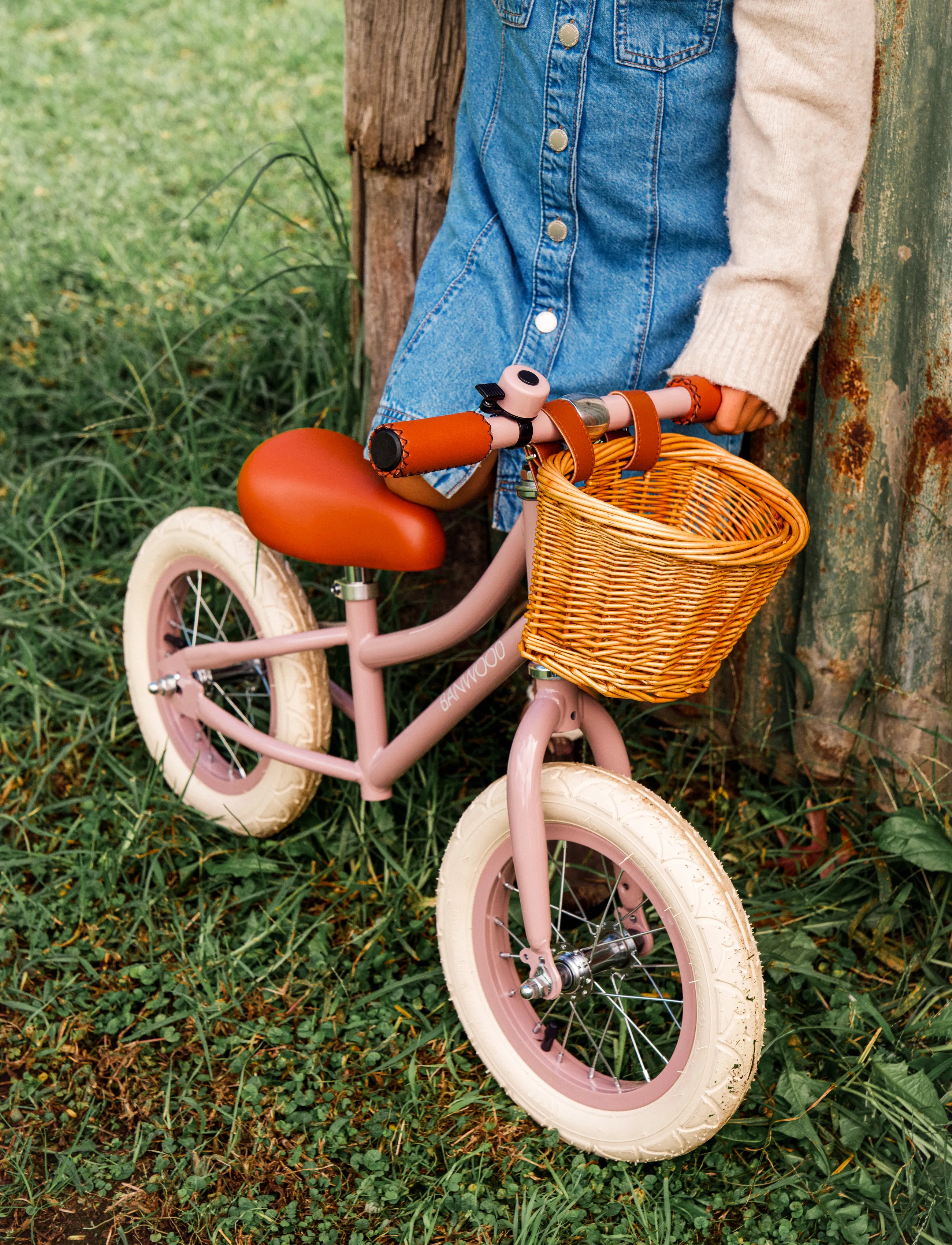 Banwood Banwood Balance Bike First Go Vintage Cream, One Size, Pink, Outdoor Legetøj > Bicycles, Børn