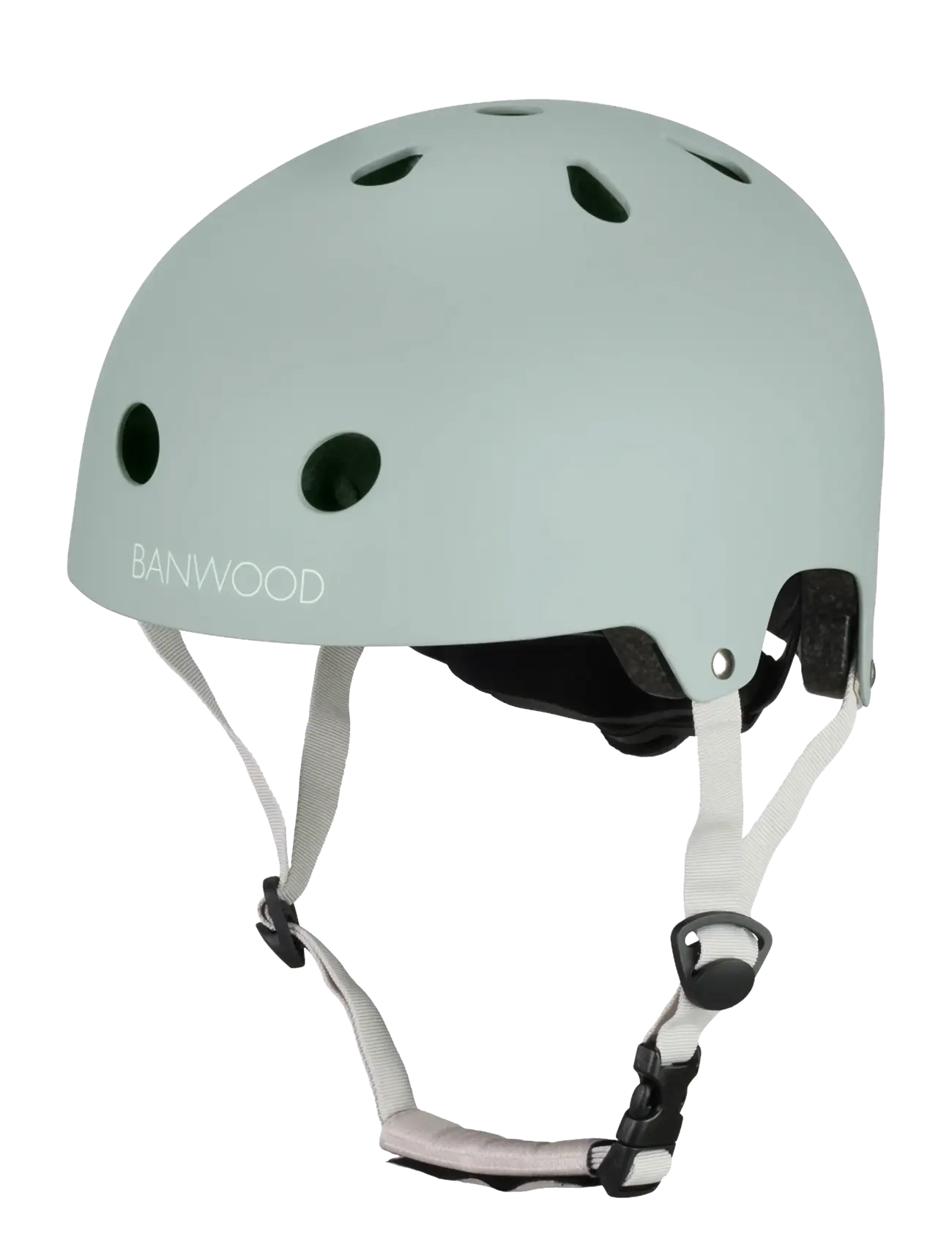Banwood BANWOOD CLASSIC HELMET - MATTE  BLACK - Šalmai ir apsaugos - CLAY / green