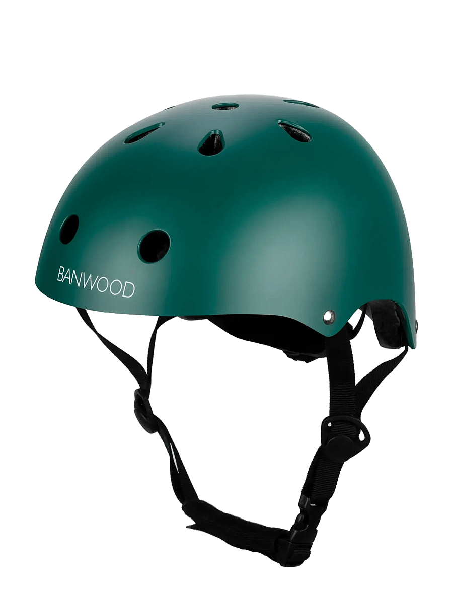 Banwood - BANWOOD CLASSIC HELMET - MATTE BLACK - hjelme & beskyttelse - green - 0