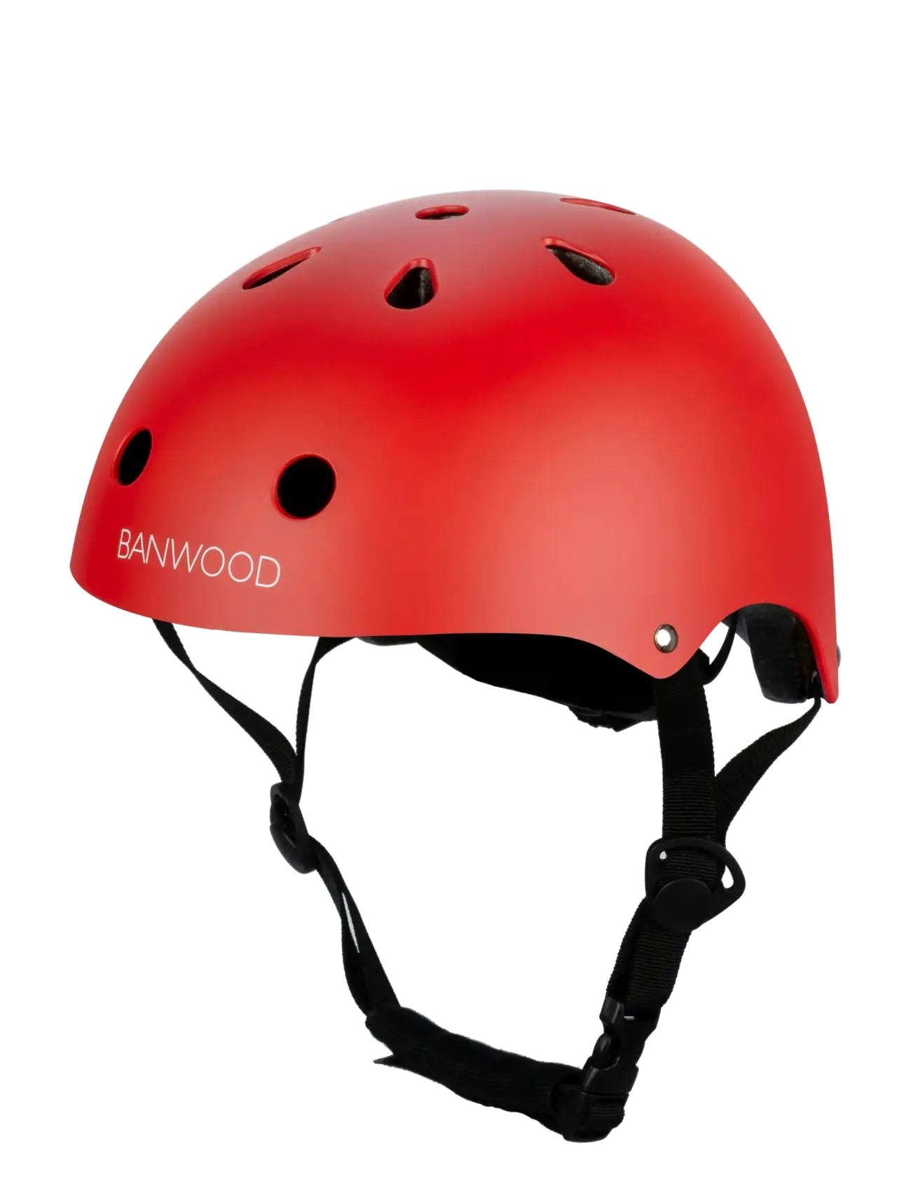 Banwood BANWOOD CLASSIC HELMET - MATTE  BLACK - Šalmai ir apsaugos - RED / red