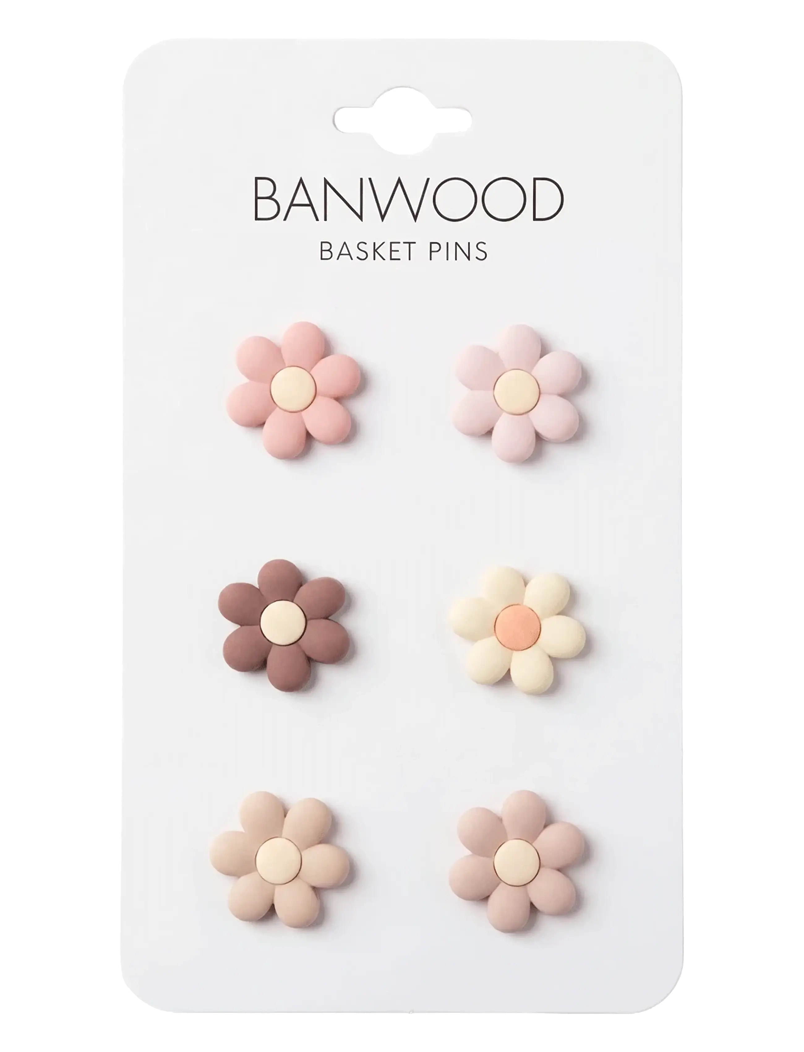 Banwood BANWOOD BASKET PINS - Leksaker 3-5 år - FLOWERS / multi