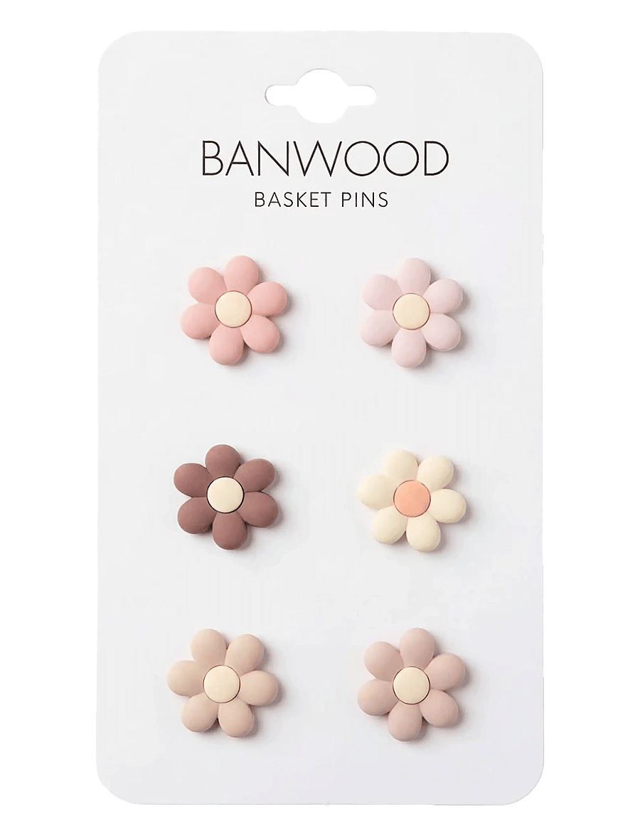 Banwood - BANWOOD BASKET PINS - cyklar - flowers - 1