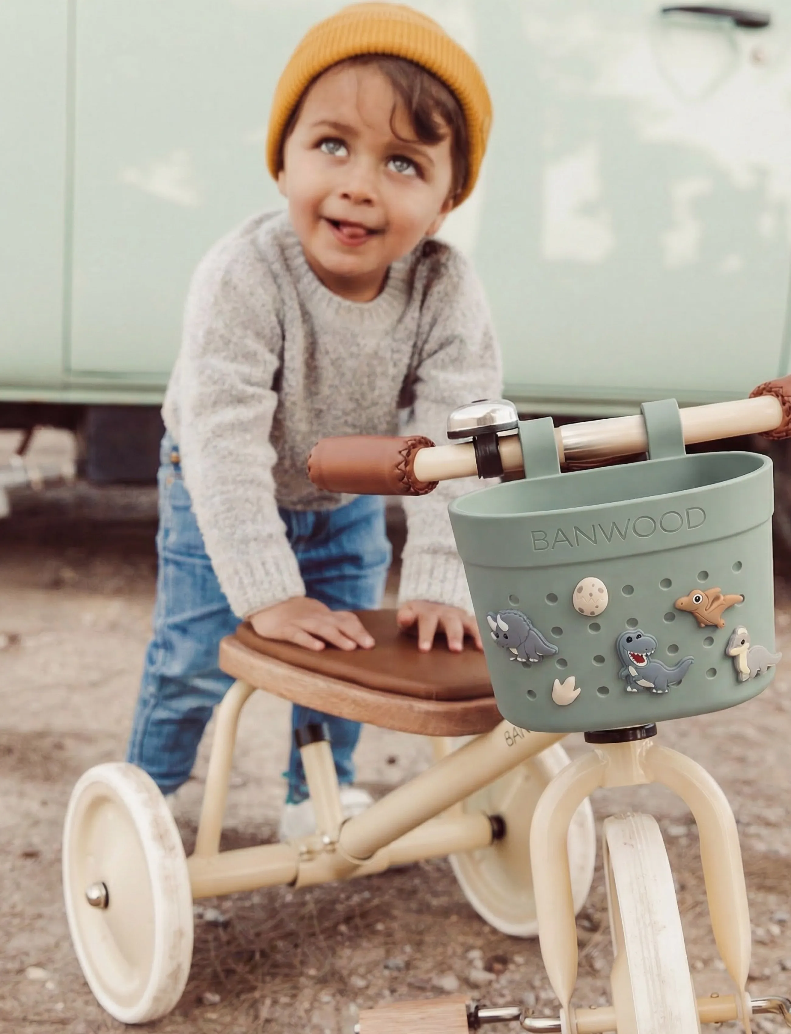 Banwood - BANWOOD PIN&RIDE BASKET - clay - 0