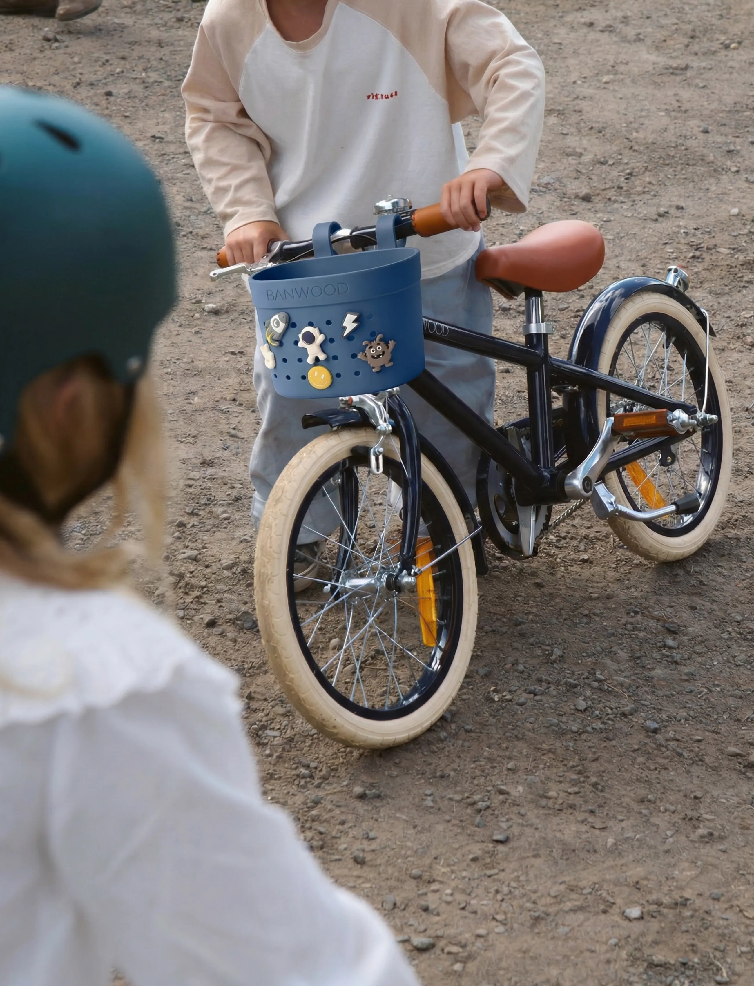 Banwood - BANWOOD PIN&RIDE BASKET - cykler - deep sea - 0