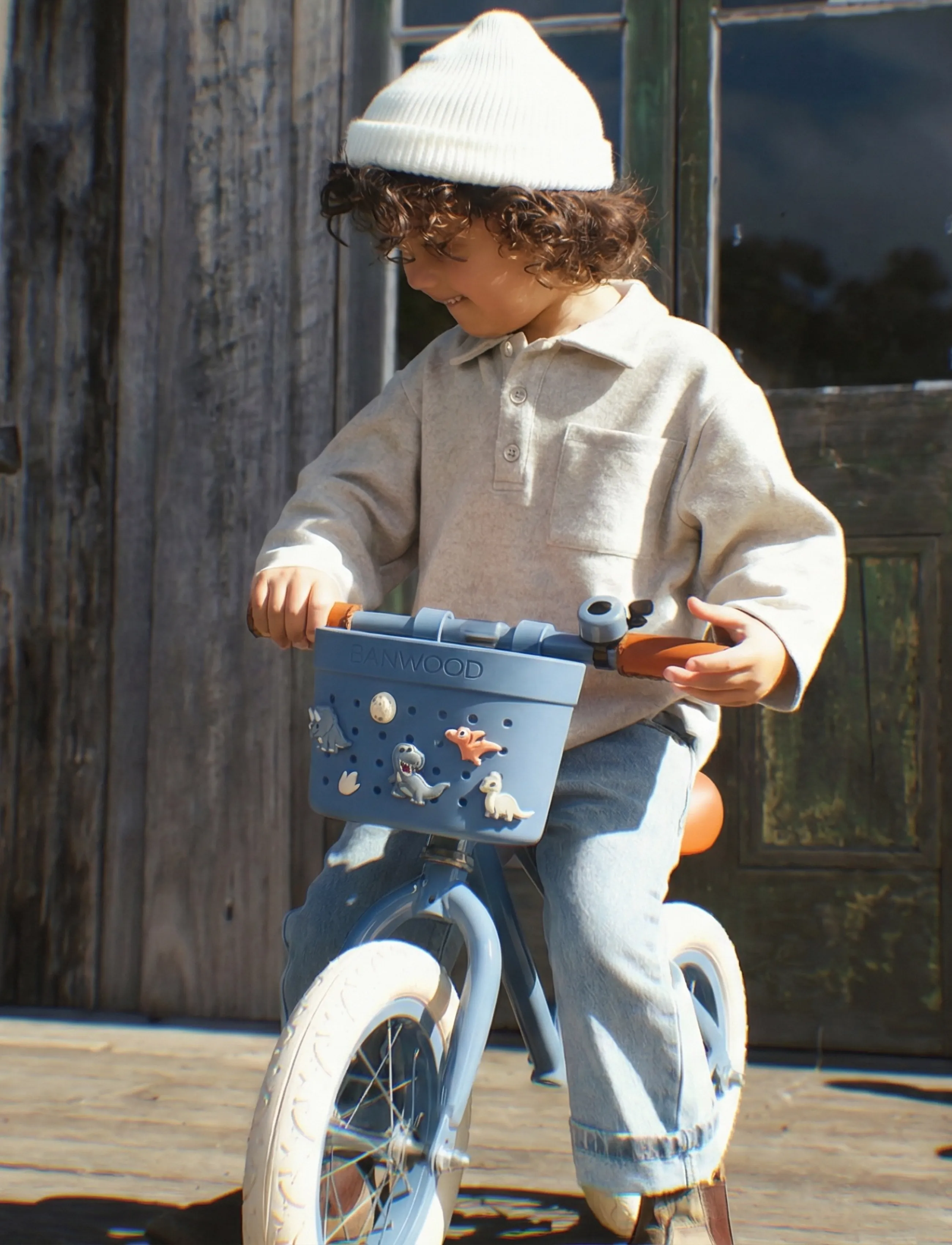 Banwood - BANWOOD PIN&RIDE BASKET - cykler - deep sea - 3