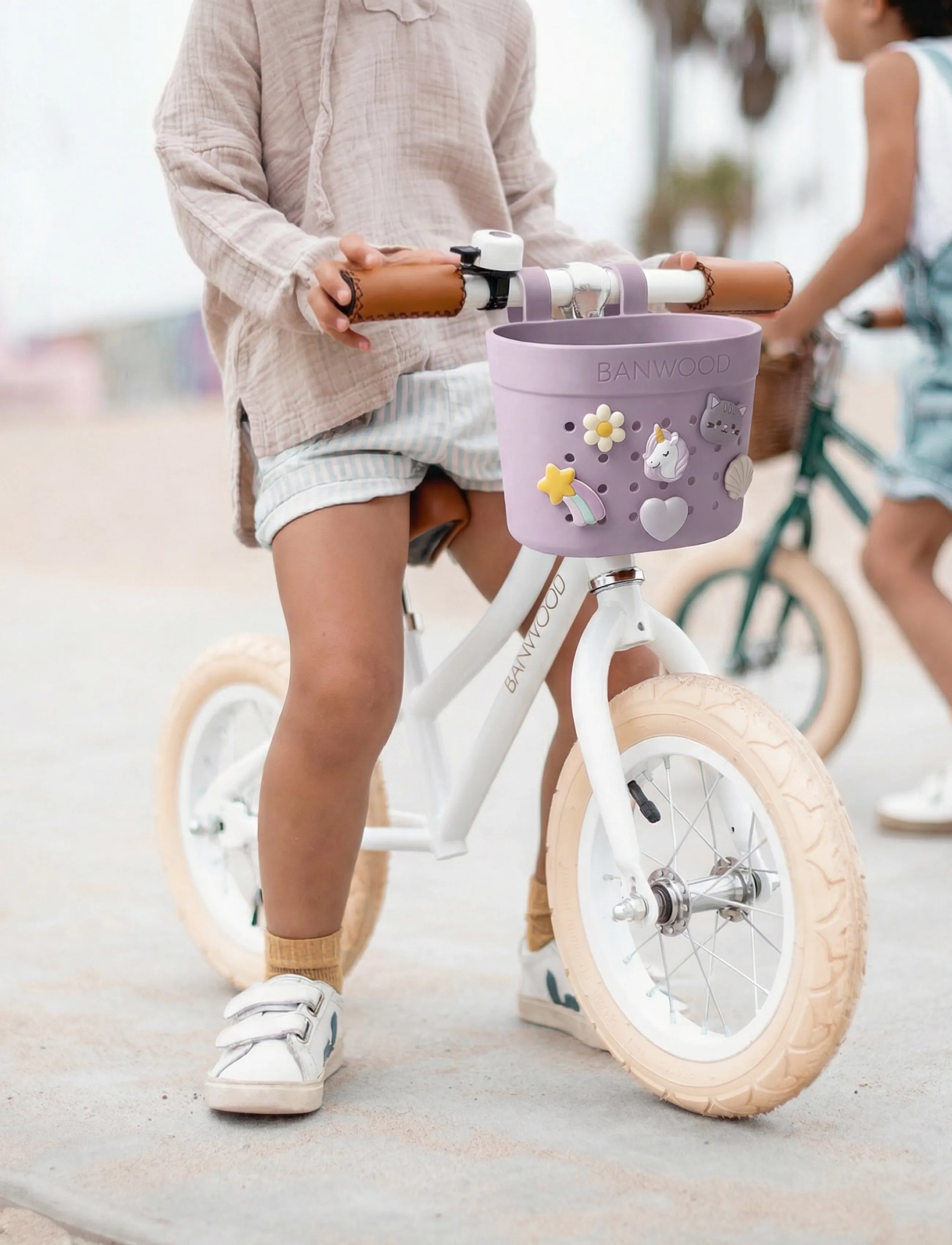 Banwood - BANWOOD PIN&RIDE BASKET - cykler - lavender - 0