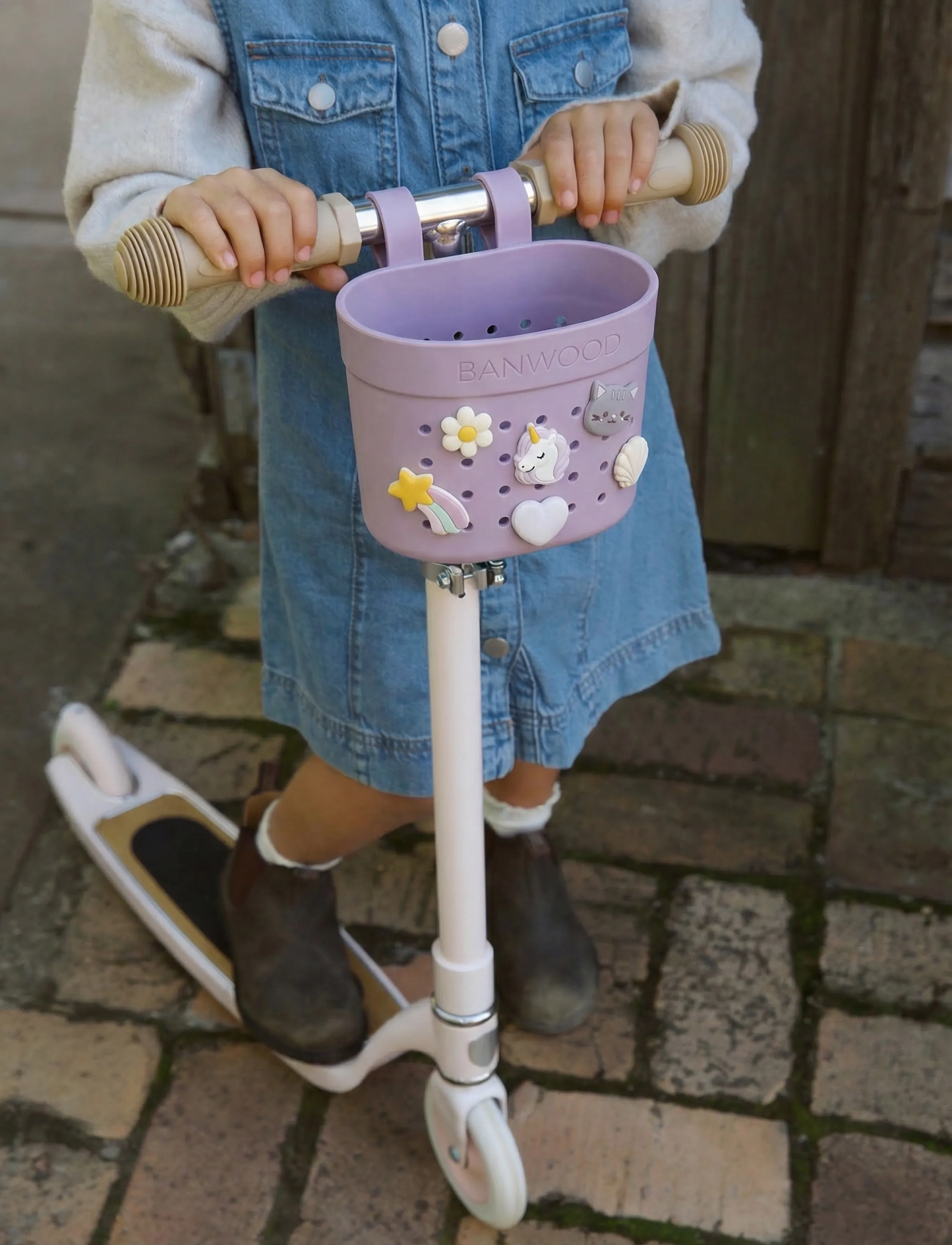 Banwood - BANWOOD PIN&RIDE BASKET - cykler - lavender - 3