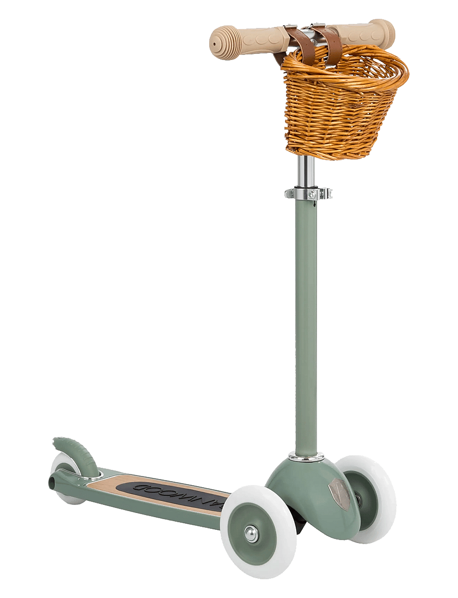 Banwood - BANWOOD 3-WHEEL SCOOTER VINTAGE CREAM - løbehjul - forest - 1