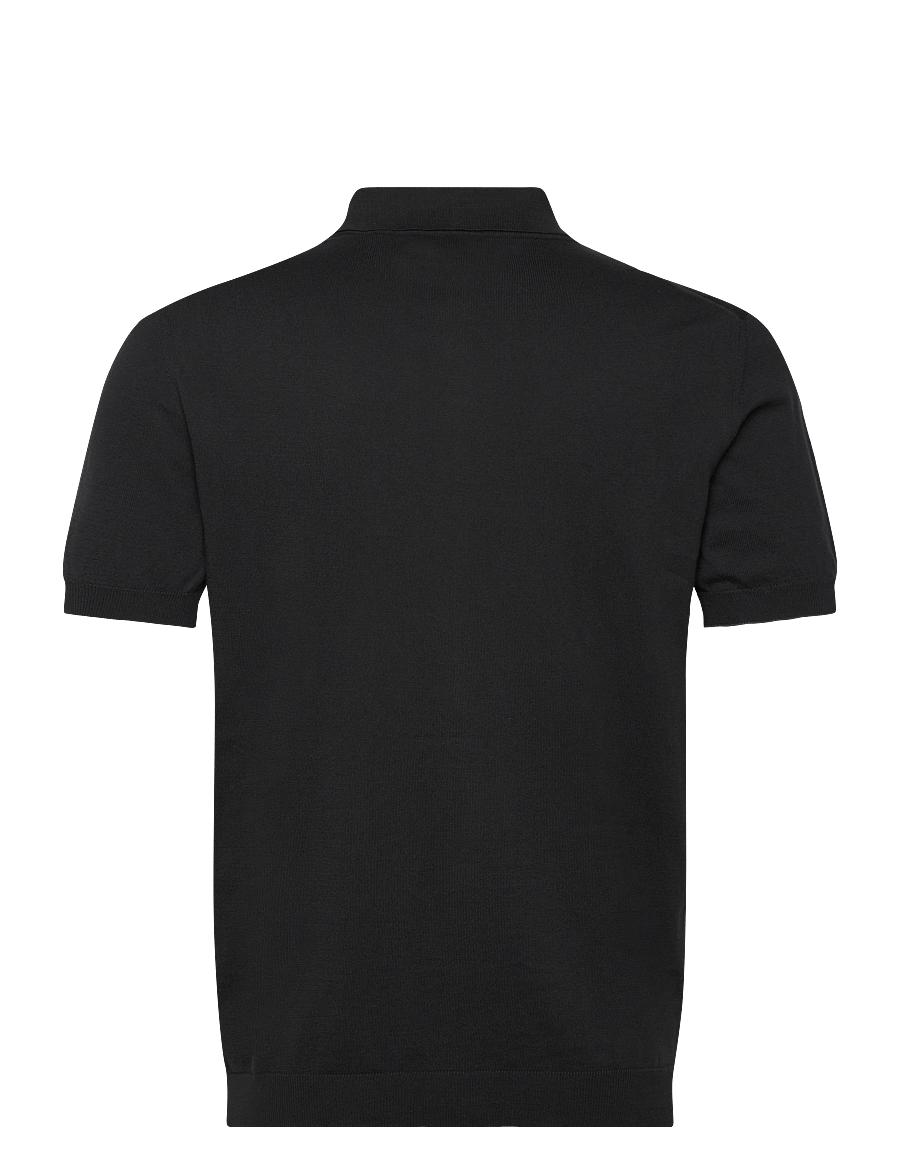 Baracuta - HORATIO KNIT POLO - kurzärmelig - black - 2