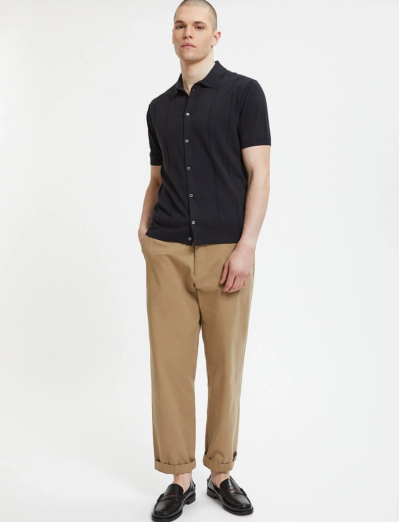 Baracuta - HORATIO KNIT POLO - kurzärmelig - black - 3