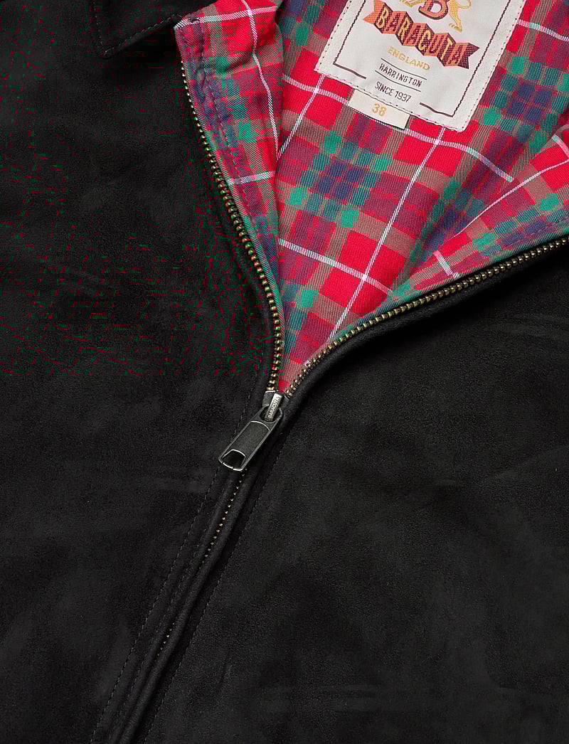 Baracuta - G9 SUEDE - frühlingsjacken - black - 2