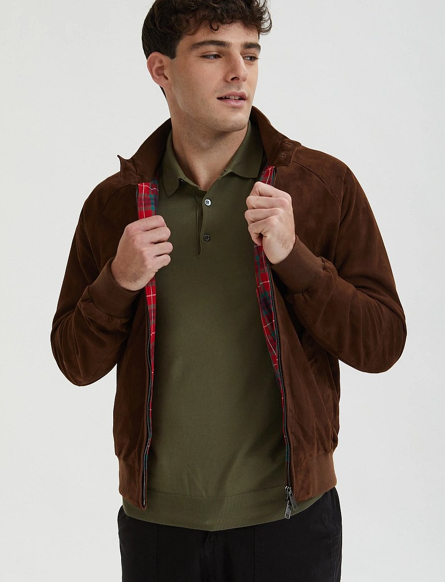 Baracuta - G9 SUEDE - chocolate - 0