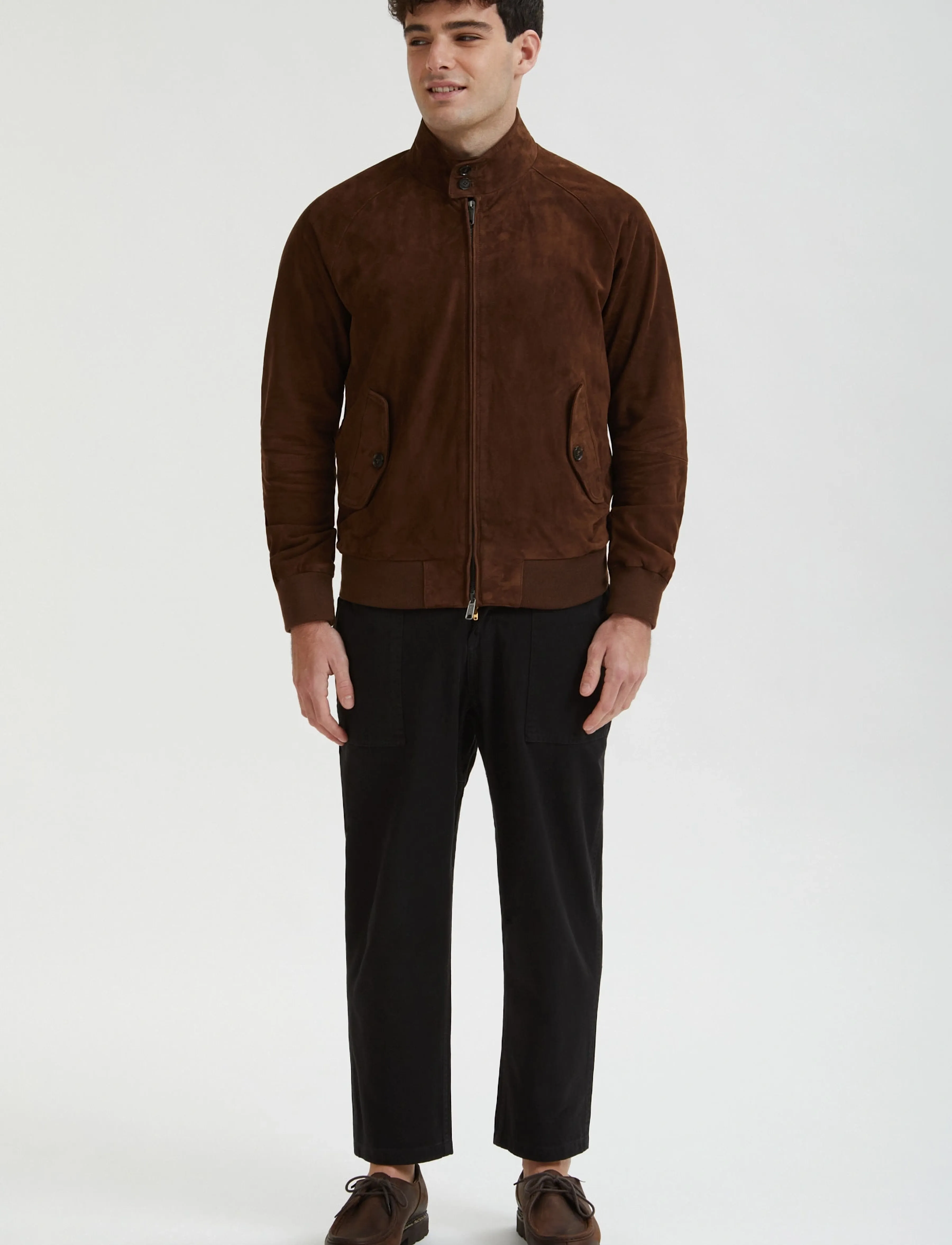 Baracuta - G9 SUEDE - chocolate - 3