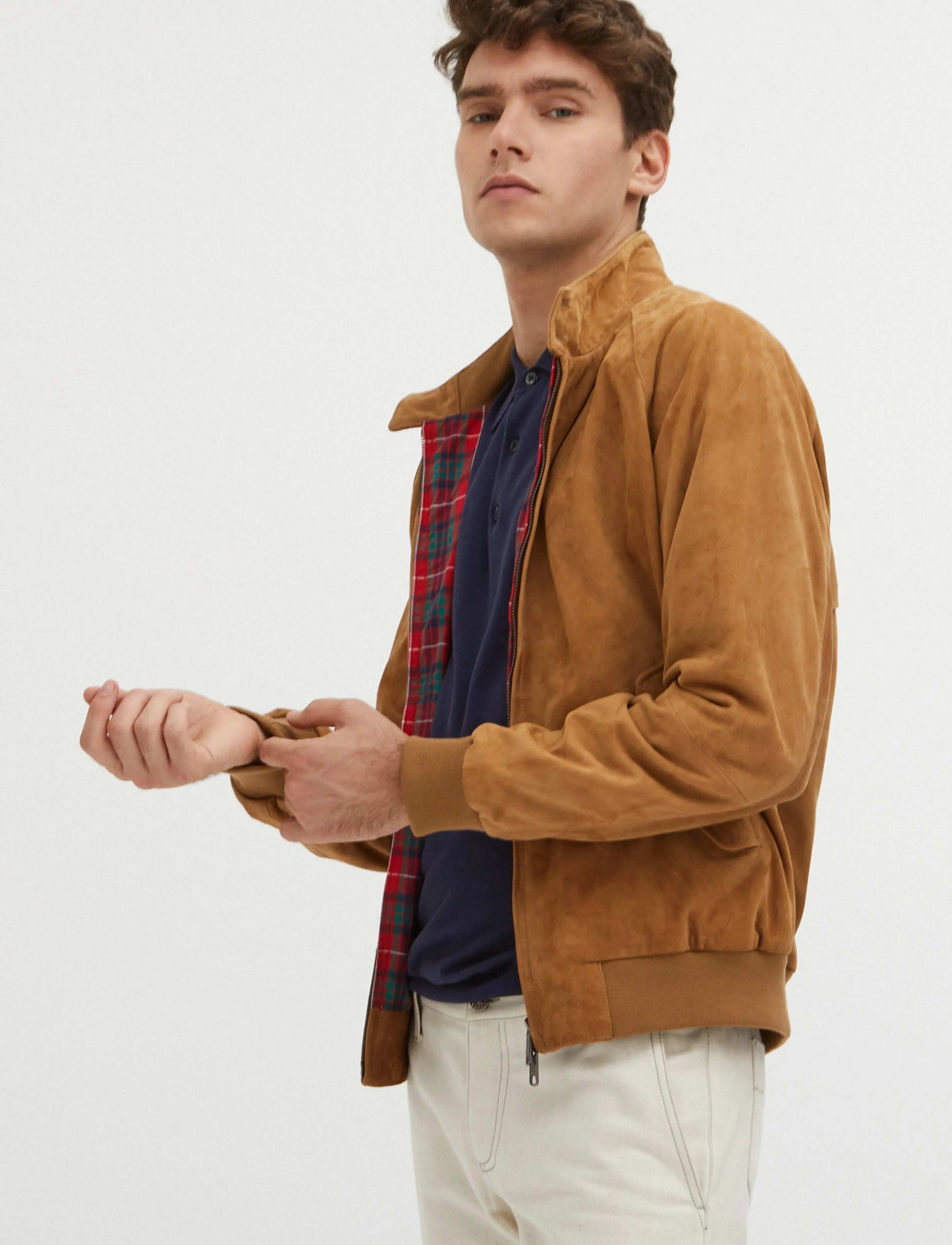 Baracuta G9 SUEDE - Kleidung - TOBACCO / brown