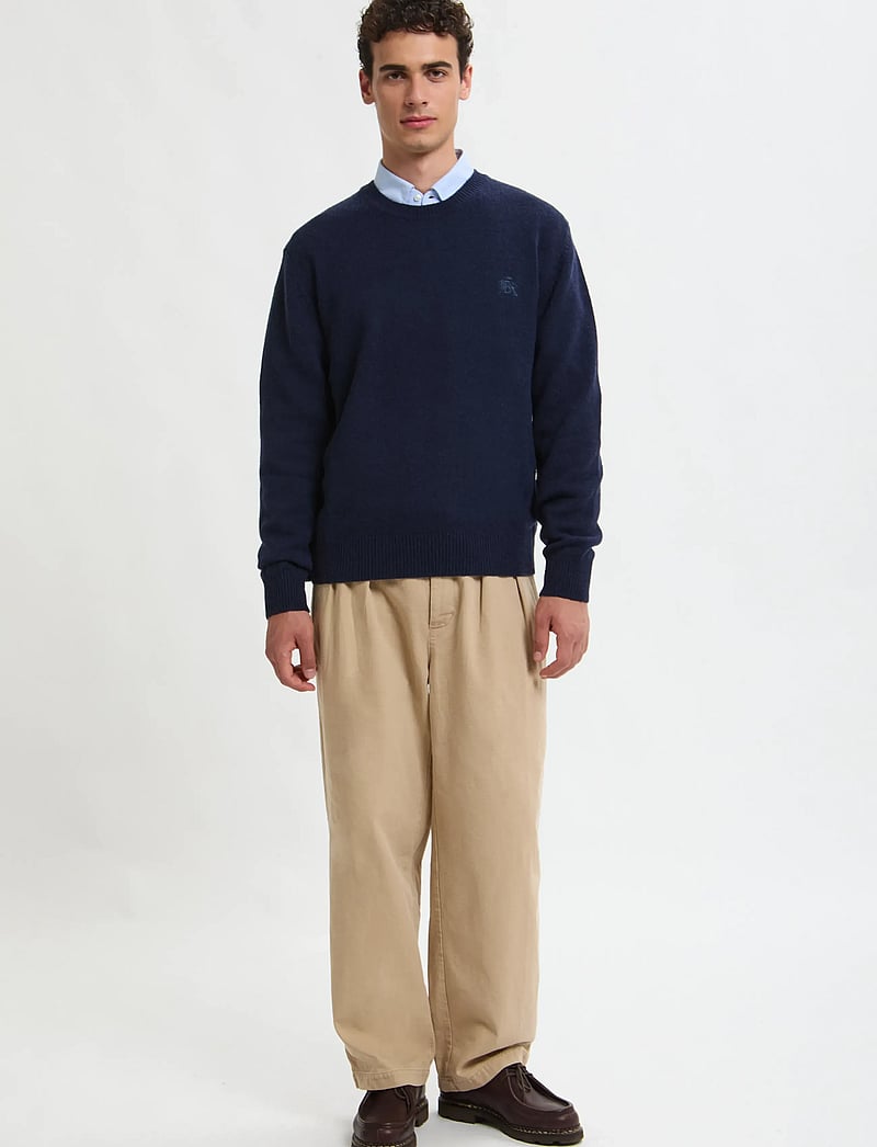 Baracuta - SHETLAND CREWNECK - navy - 0