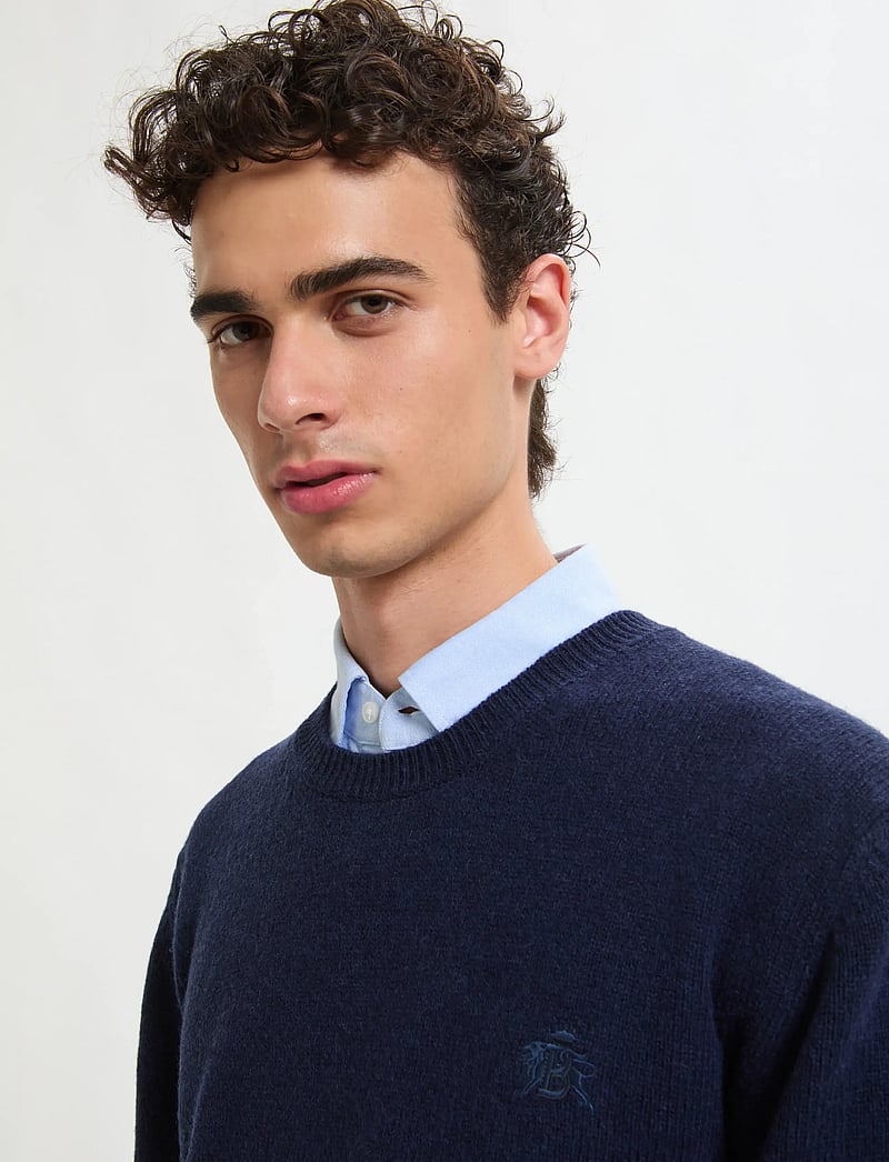 Baracuta - SHETLAND CREWNECK - navy - 4