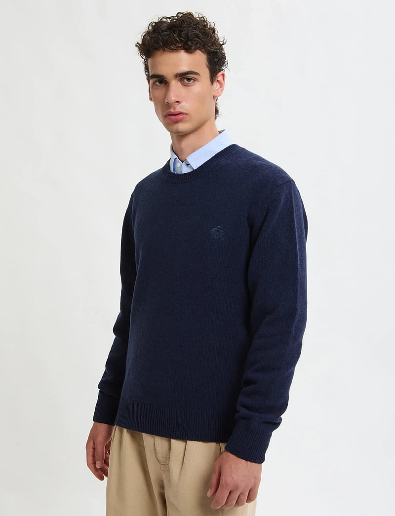 Baracuta - SHETLAND CREWNECK - navy - 5