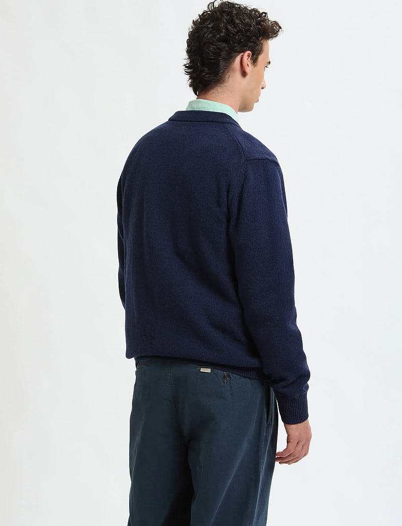 Baracuta - SHETLAND CARDIGAN - cardigans - navy - 3