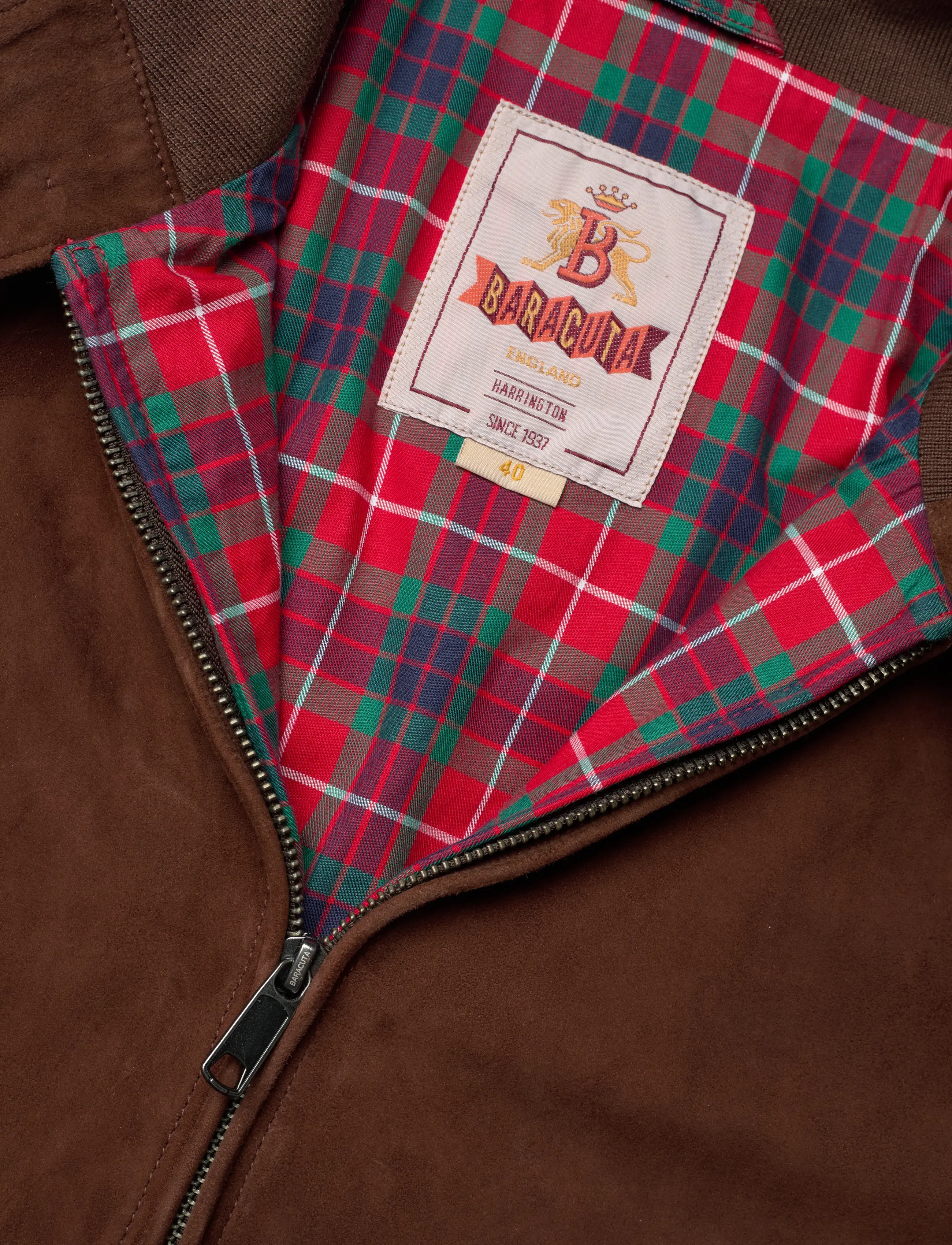 Baracuta - G9 SUEDE - chocolate - 5
