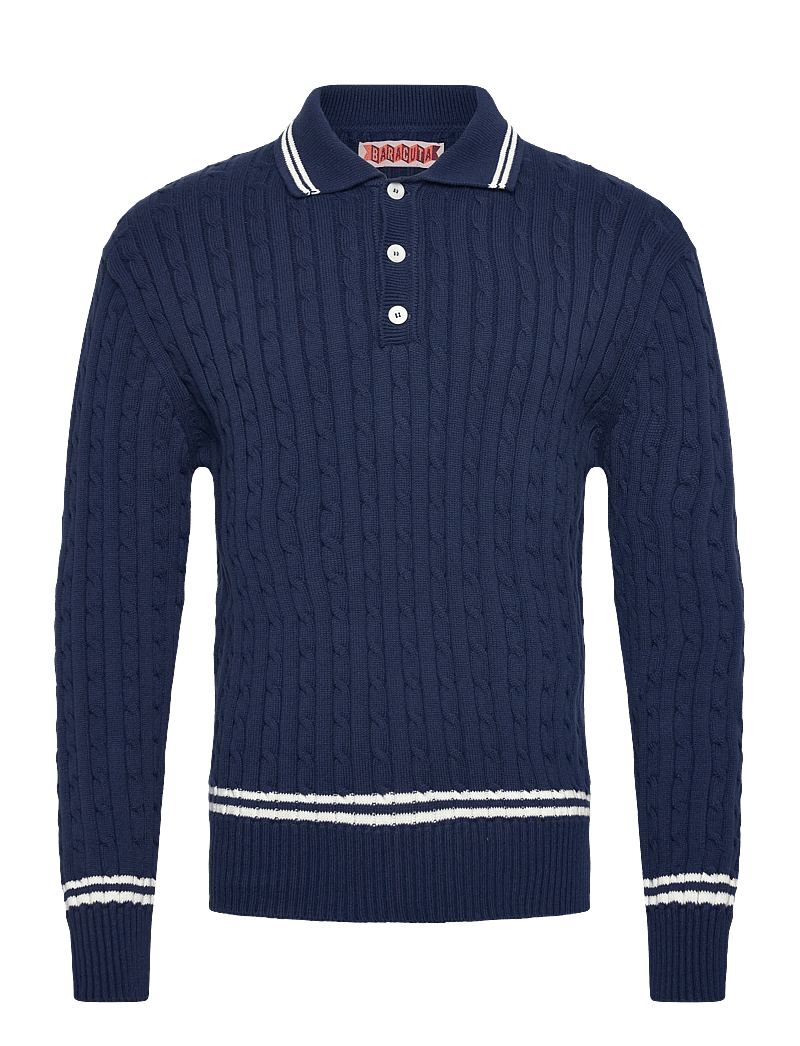 Baracuta - CRICKET POLO - stickade pikéer - navy - 0